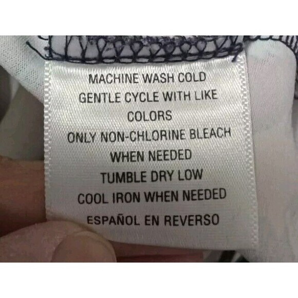 Charter Club Blouse Size S Paisley Button Design 3/4 Sleeve - Picture 8 of 8